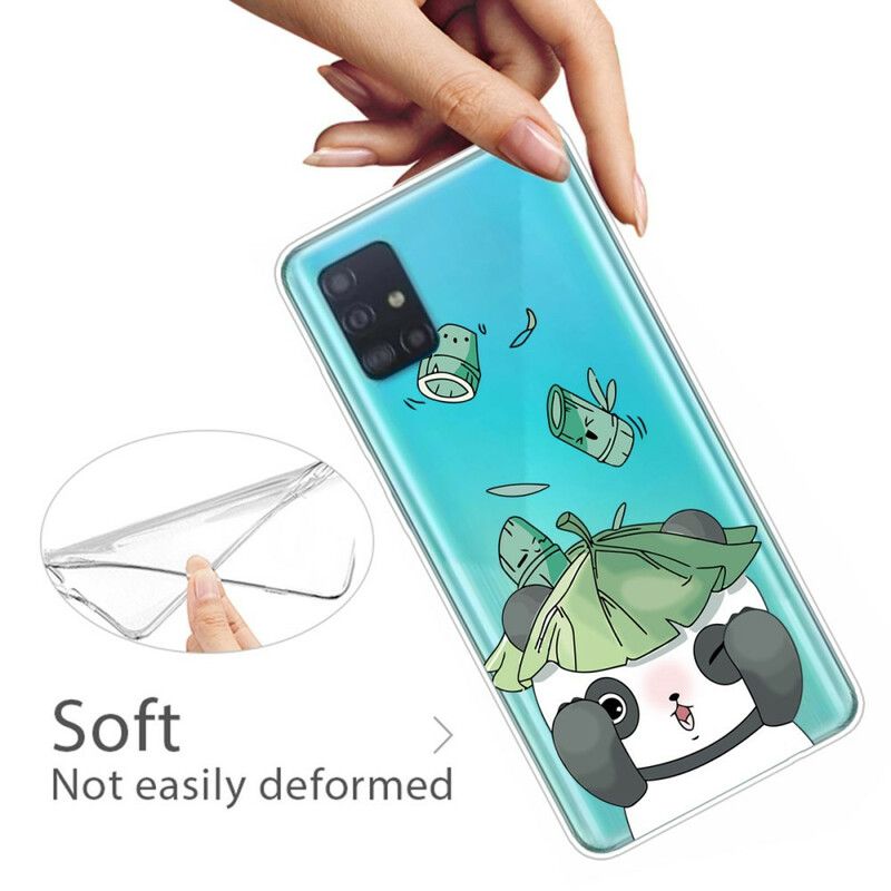 Cover Samsung Galaxy A51 Panda Jonglør