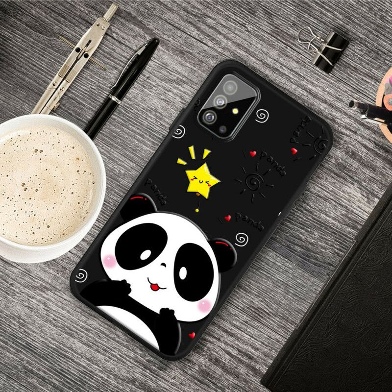 Cover Samsung Galaxy A51 Pandastjerne