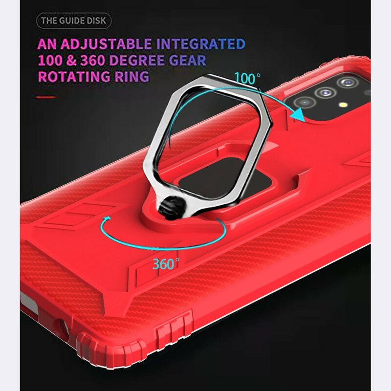 Cover Samsung Galaxy A51 Ring Og Kulfiber