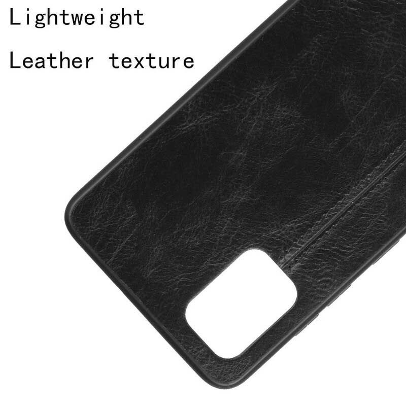 Cover Samsung Galaxy A51 Søm Lædereffekt