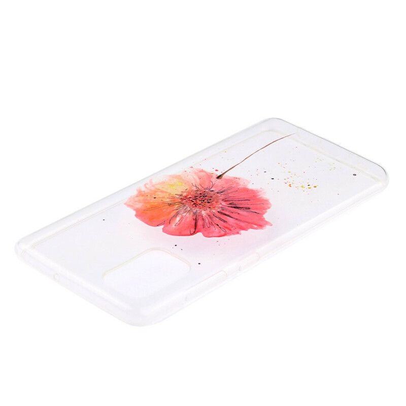 Cover Samsung Galaxy A51 Sømløst Akvarel Blomstermønster