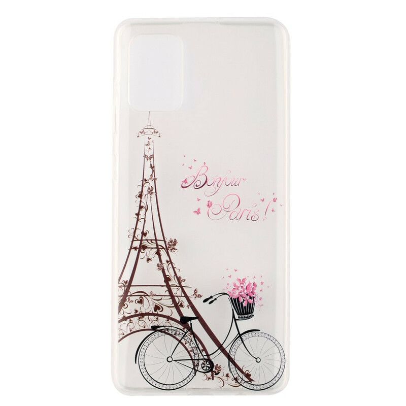 Cover Samsung Galaxy A51 Transparent Bonjour Paris