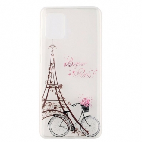 Cover Samsung Galaxy A51 Transparent Bonjour Paris