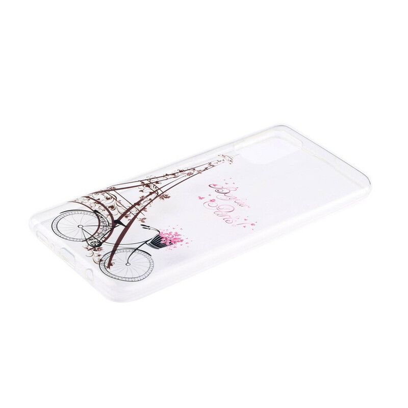 Cover Samsung Galaxy A51 Transparent Bonjour Paris