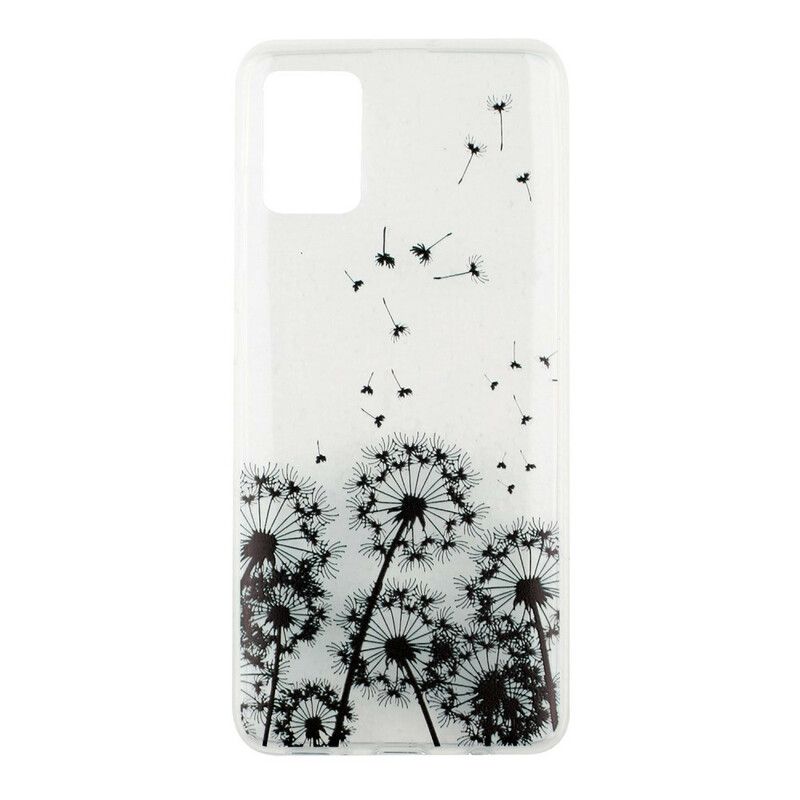 Cover Samsung Galaxy A51 Transparente Sorte Mælkebøtter