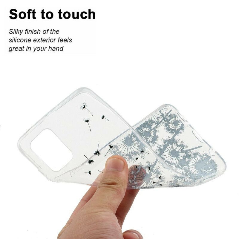 Cover Samsung Galaxy A51 Transparente Sorte Mælkebøtter