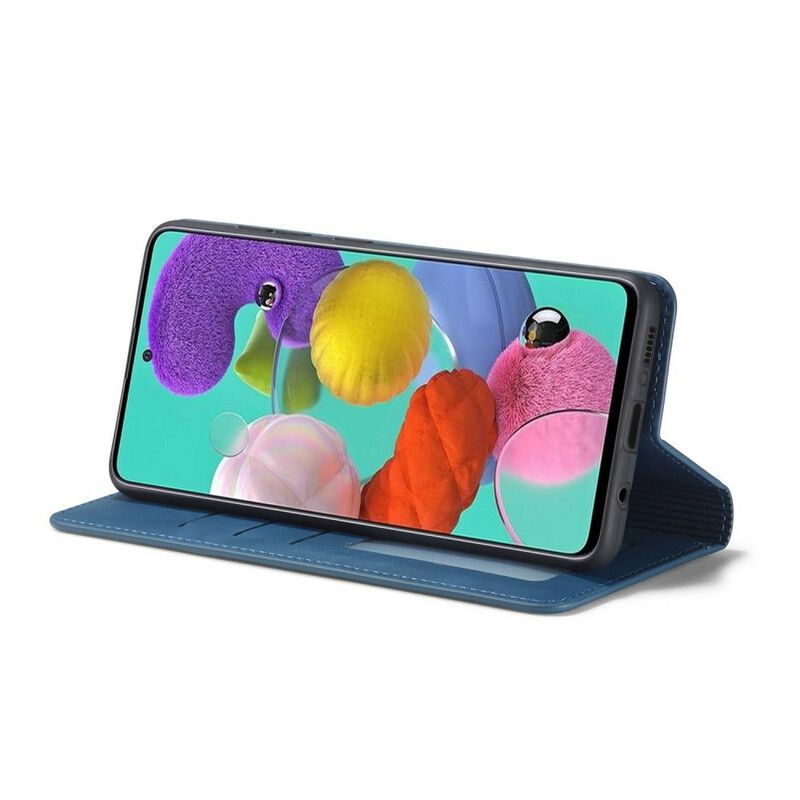 Flip Cover Samsung Galaxy A51 Lædereffekt Forwenw