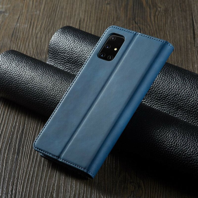 Flip Cover Samsung Galaxy A51 Lædereffekt Forwenw