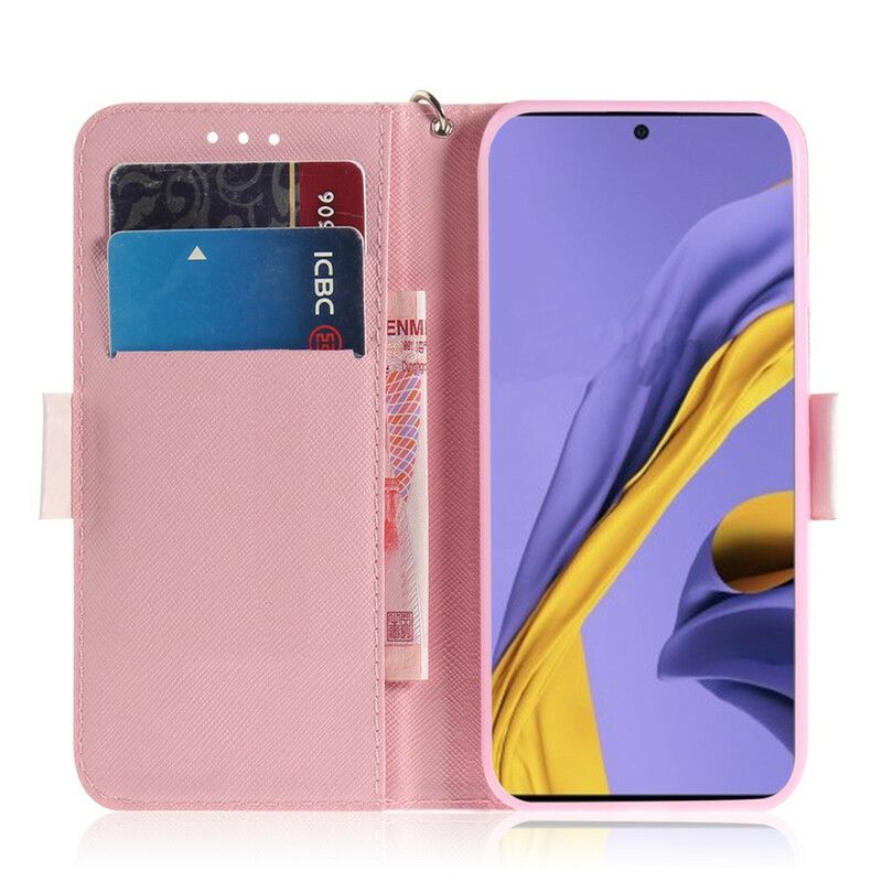 Flip Cover Samsung Galaxy A51 Med Snor Stroppumpe