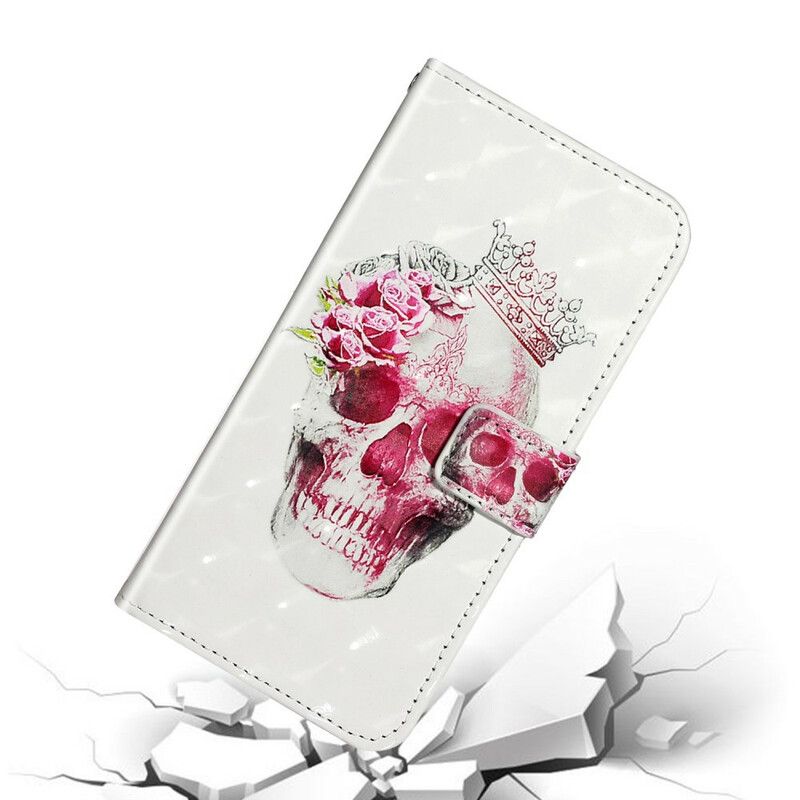 Flip Cover Samsung Galaxy A51 Royal Skull