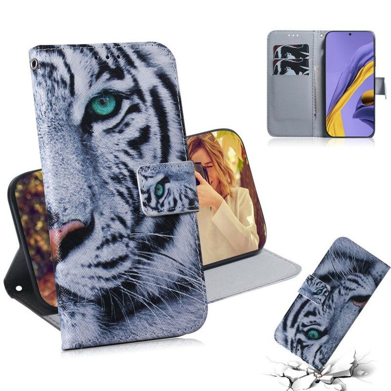 Flip Cover Samsung Galaxy A51 Tigeransigt