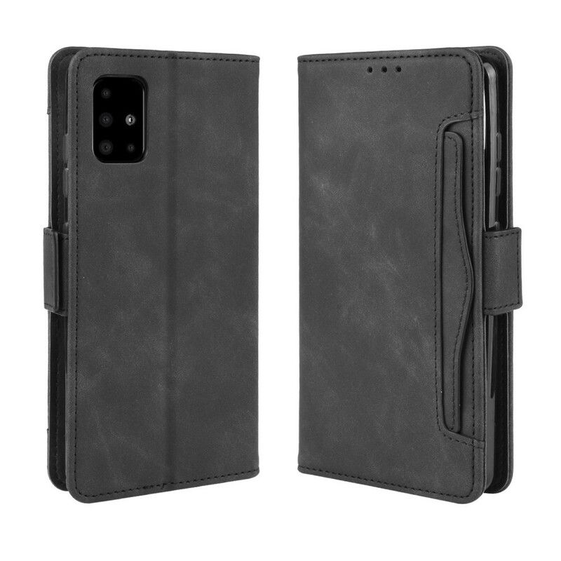 Læder Cover Samsung Galaxy A51 Førsteklasses Multikort