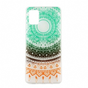 Mobilcover Samsung Galaxy A51 Transparent Mørkfarvet Mandala