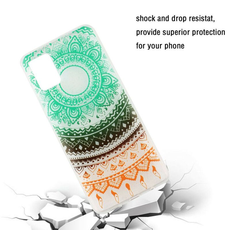 Mobilcover Samsung Galaxy A51 Transparent Mørkfarvet Mandala