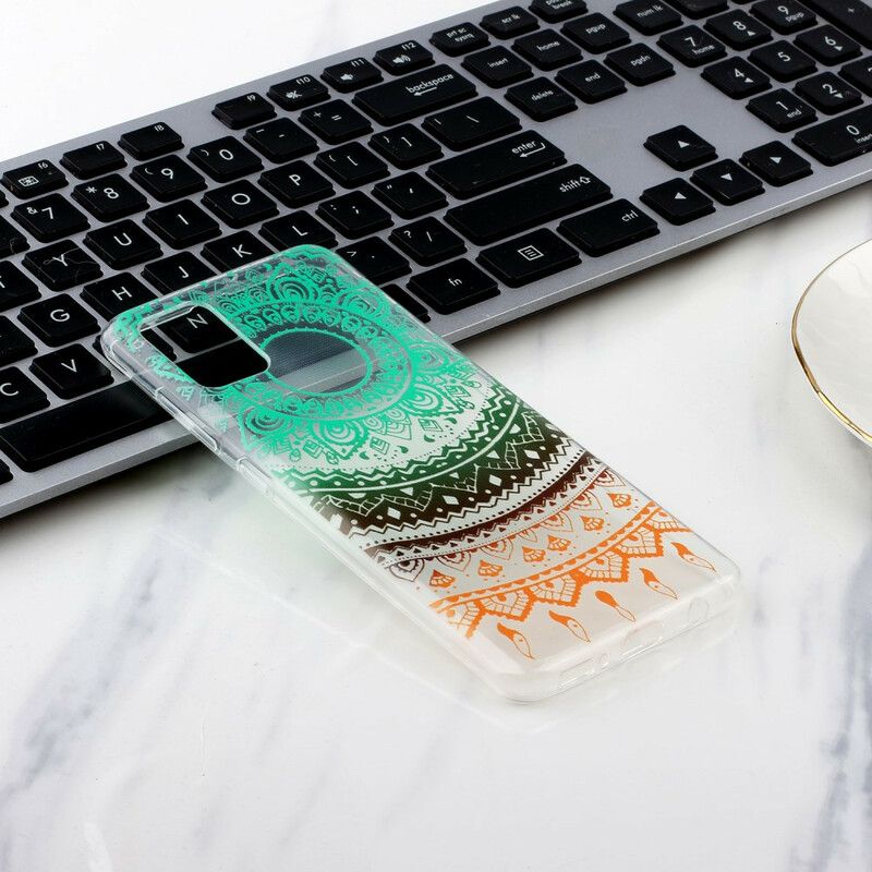 Mobilcover Samsung Galaxy A51 Transparent Mørkfarvet Mandala