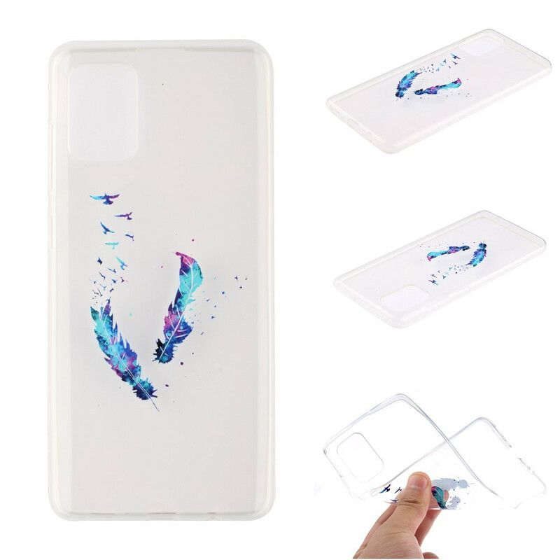 Mobilcover Samsung Galaxy A51 Transparente Fjer