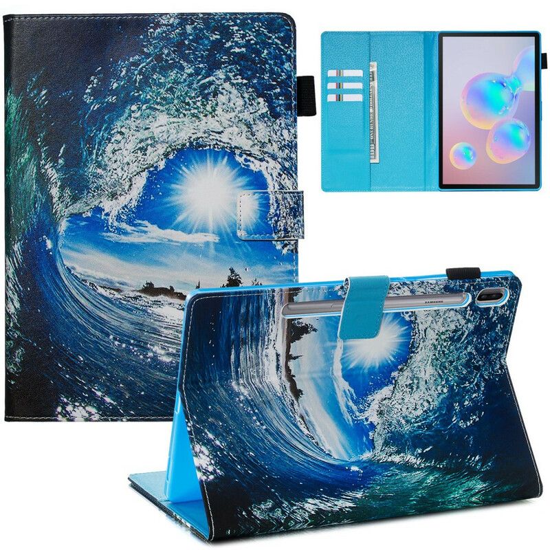 Flip Cover Samsung Galaxy Tab S6 Bølge