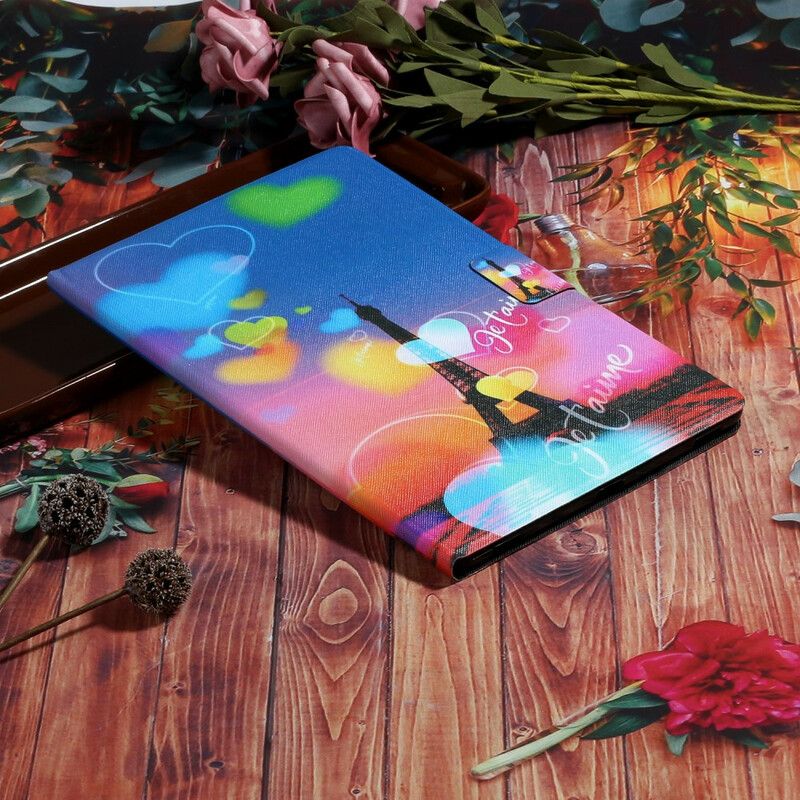 Flip Cover Samsung Galaxy Tab S6 Paris Jeg Elsker Dig