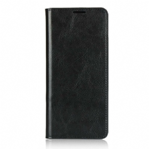 Cover Sony Xperia 10 II Flip Cover Ægte Læder