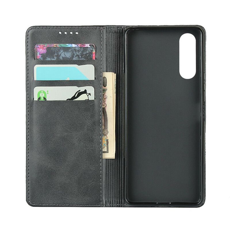 Cover Sony Xperia 10 II Flip Cover Elegance Split Læder