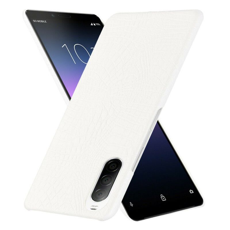 Cover Sony Xperia 10 II Krokodillehudeffekt