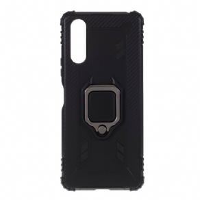 Cover Sony Xperia 10 II Ring Og Kulfiber