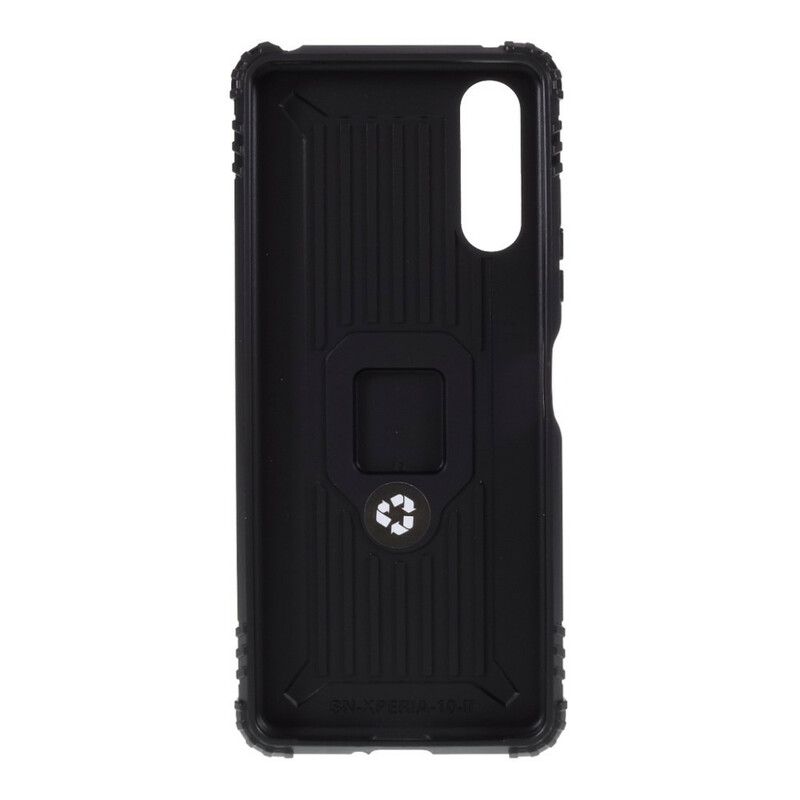 Cover Sony Xperia 10 II Ring Og Kulfiber