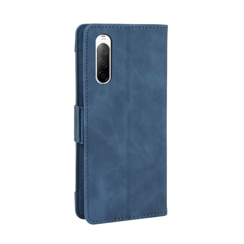 Flip Cover Sony Xperia 10 II Førsteklasses Multikort