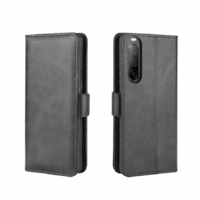 Flip Cover Sony Xperia 10 II Læder Cover Dobbeltklap