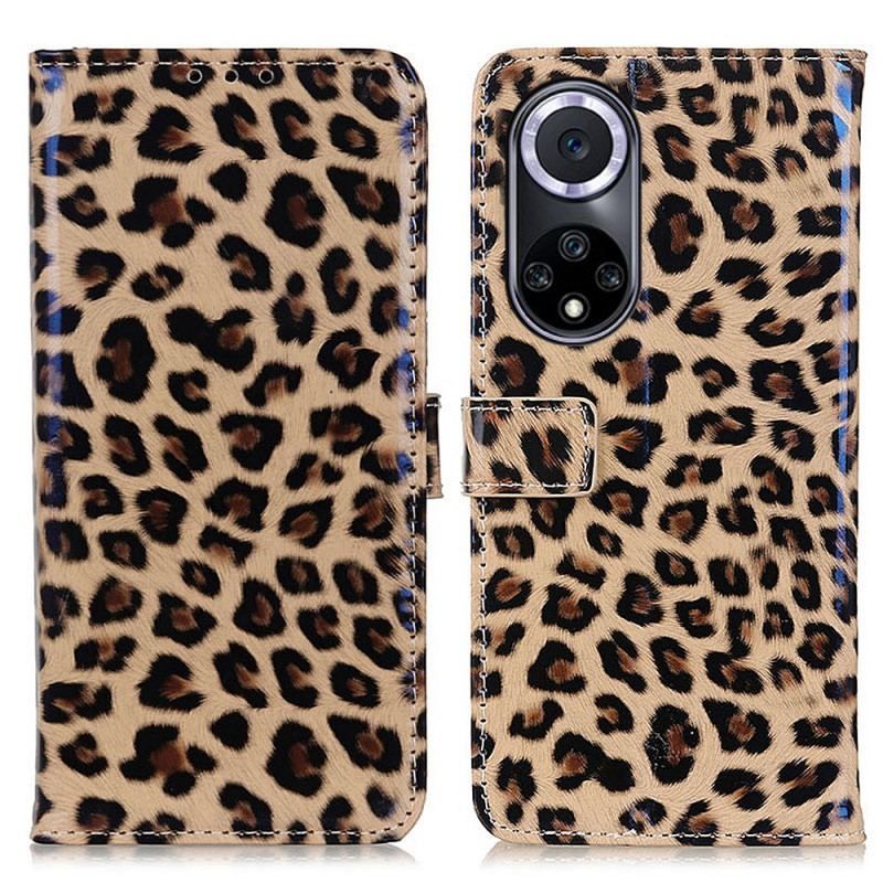 Flip Cover Honor 50 Almindelig Leopard