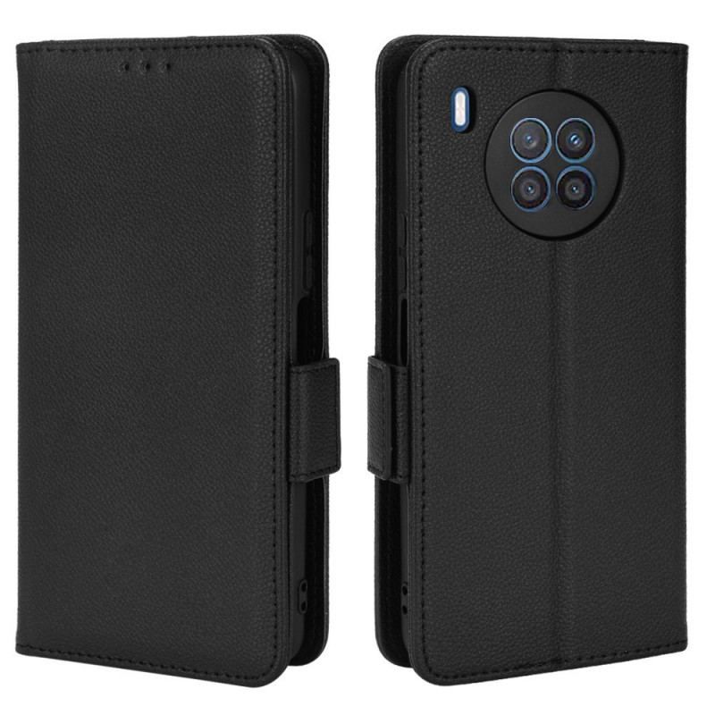 Flip Cover Honor 50 Lite Læder Cover Flap Dobbelt Litchi Nye Farver