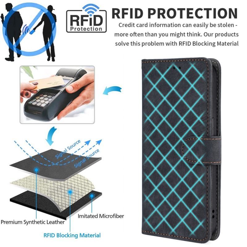 Flip Cover Honor 90 Pro Klassisk Rfid