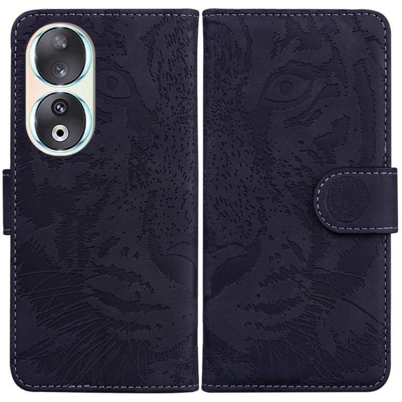 Flip Cover Honor 90 Tiger Footprint