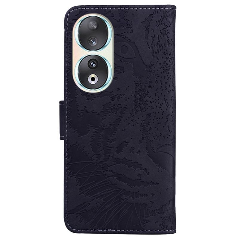 Flip Cover Honor 90 Tiger Footprint