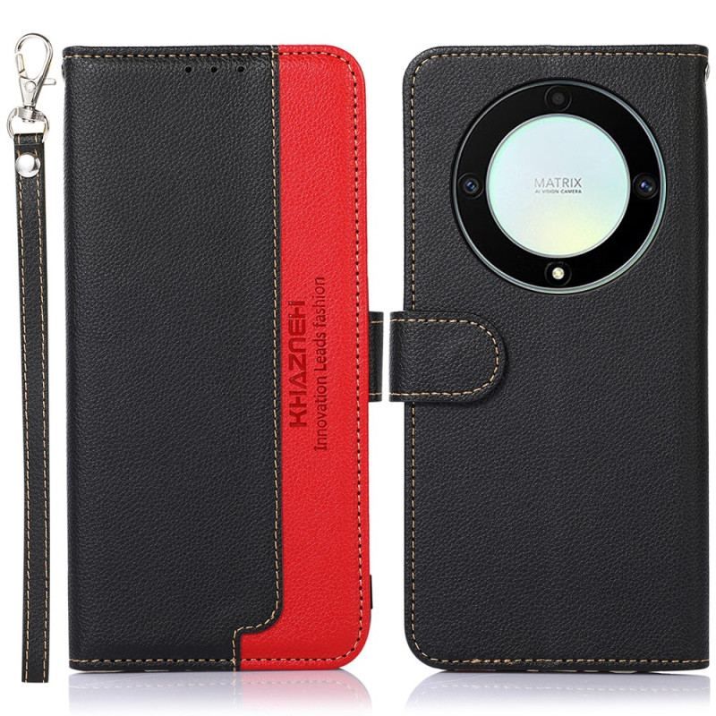 Flip Cover Honor Magic 5 Lite Lychee Style Rfid Khazneh