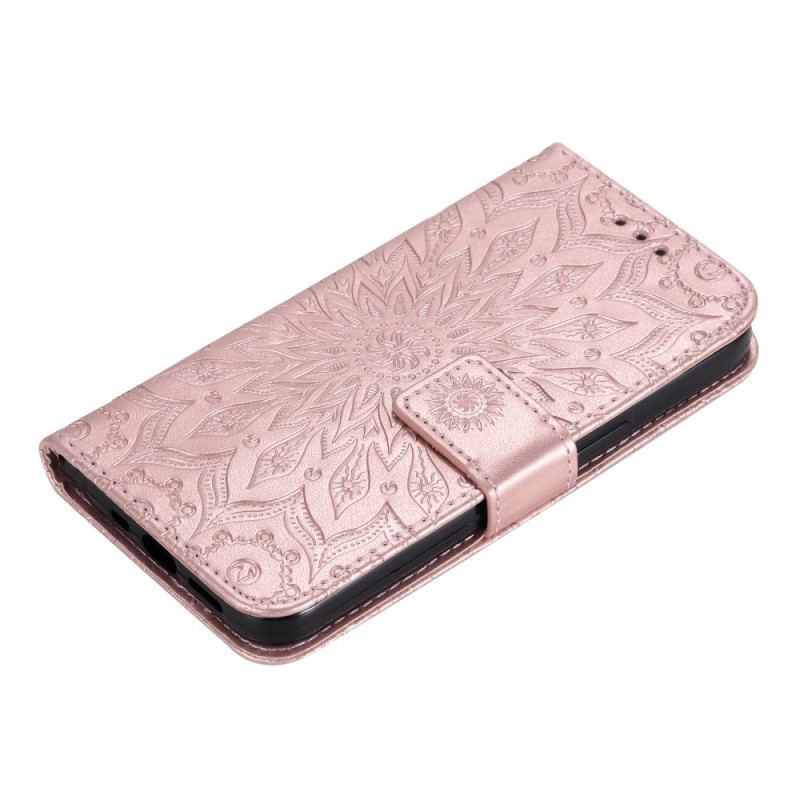 Flip Cover Honor Magic 5 Lite Mandala Sun Med Snor