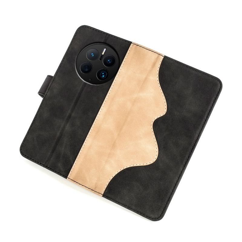 Flip Cover Huawei Mate 50 Pro Grafisk Mønster