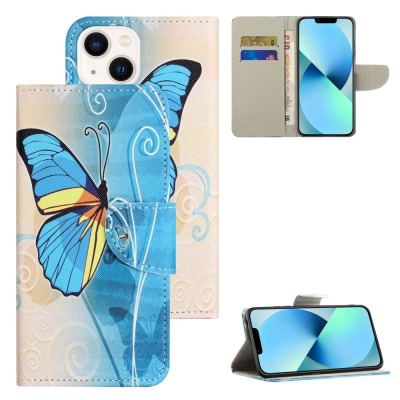 Flip Cover iPhone 15 Plus Sommerfugle