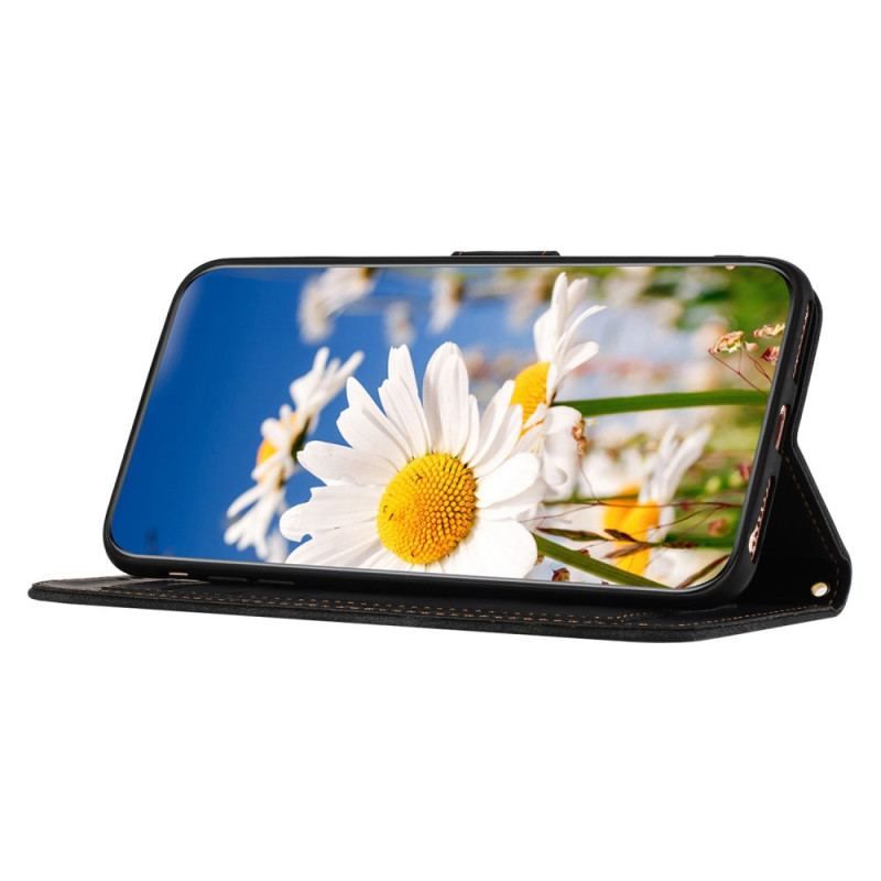 Flip Cover iPhone 15 Pro Max Luksusblomster