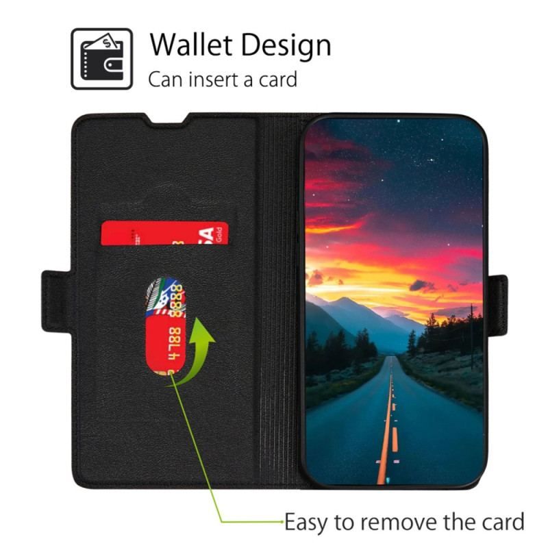 Flip Cover Moto G73 5G Finesse Dobbeltlås