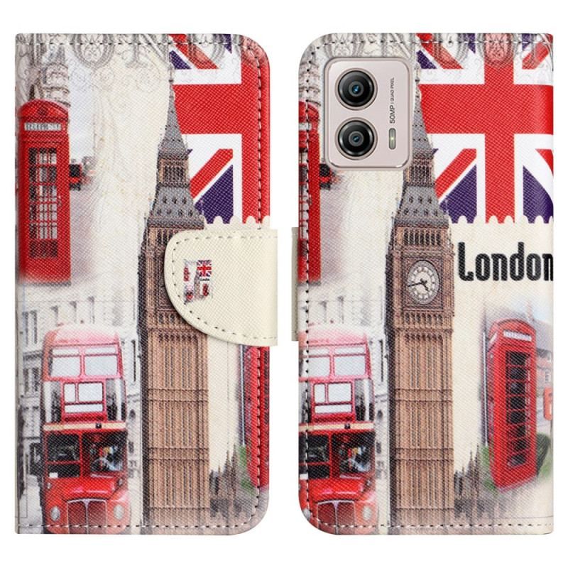 Flip Cover Moto G73 5G London Liv