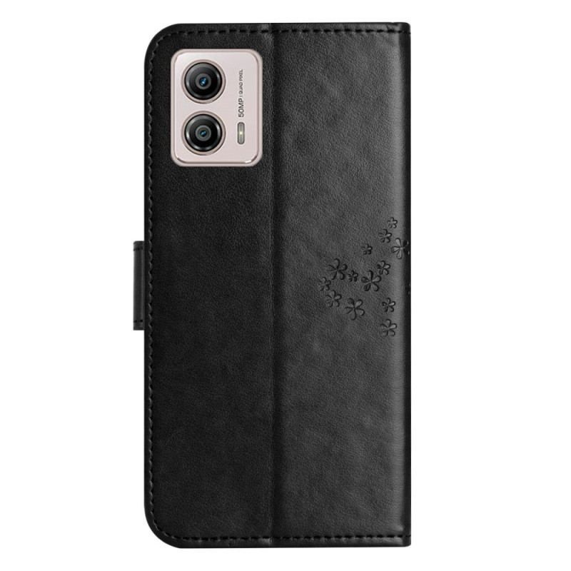 Flip Cover Moto G73 5G Ugletræ