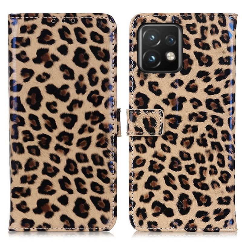 Flip Cover Motorola Edge 40 Pro Leopard