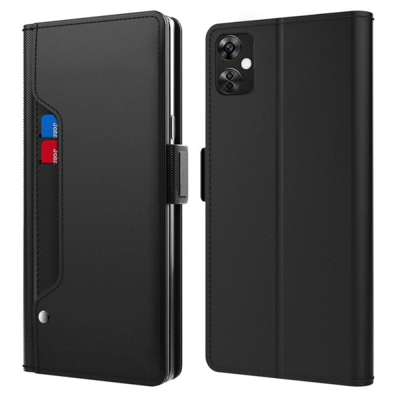 Flip Cover OnePlus Nord CE 3 Lite 5G Aftageligt Spejl Og Kortholder