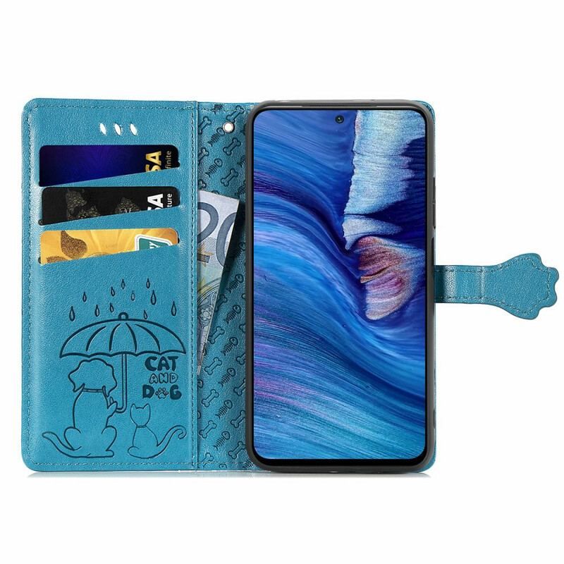 Flip Cover Poco M3 Pro 5G Animerede Dyr