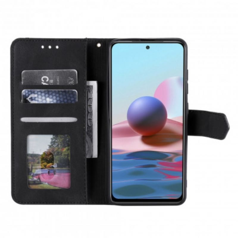 Flip Cover Poco M3 Pro 5G Bicolor Nitter I Imiteret Læder