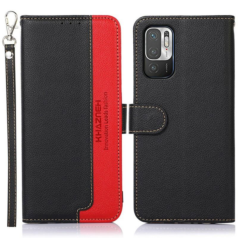 Flip Cover Poco M3 Pro 5G Lychee Style Rfid