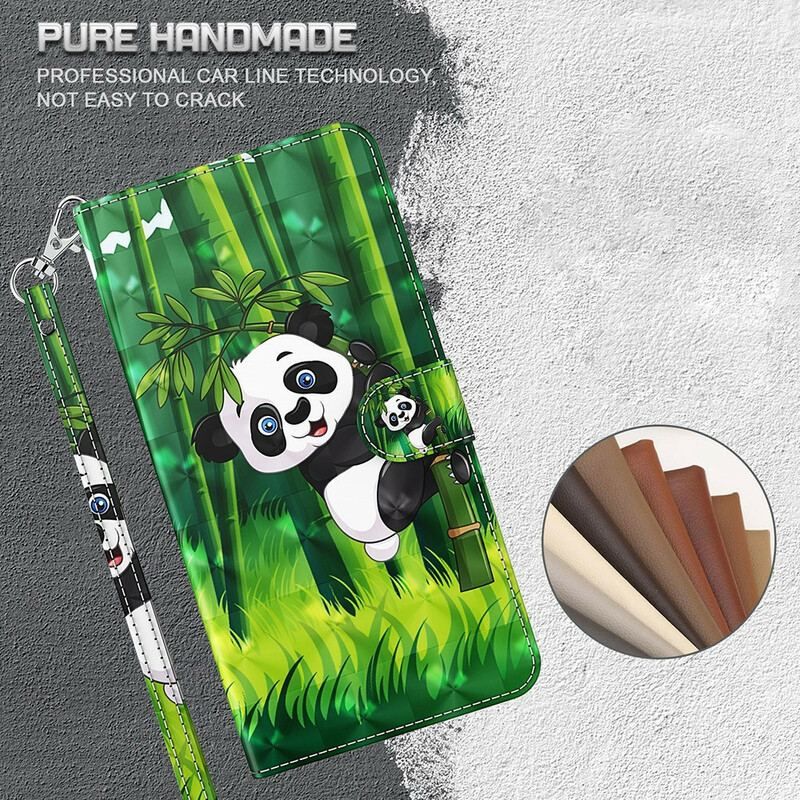 Flip Cover Poco M3 Pro 5G Panda Og Bambus