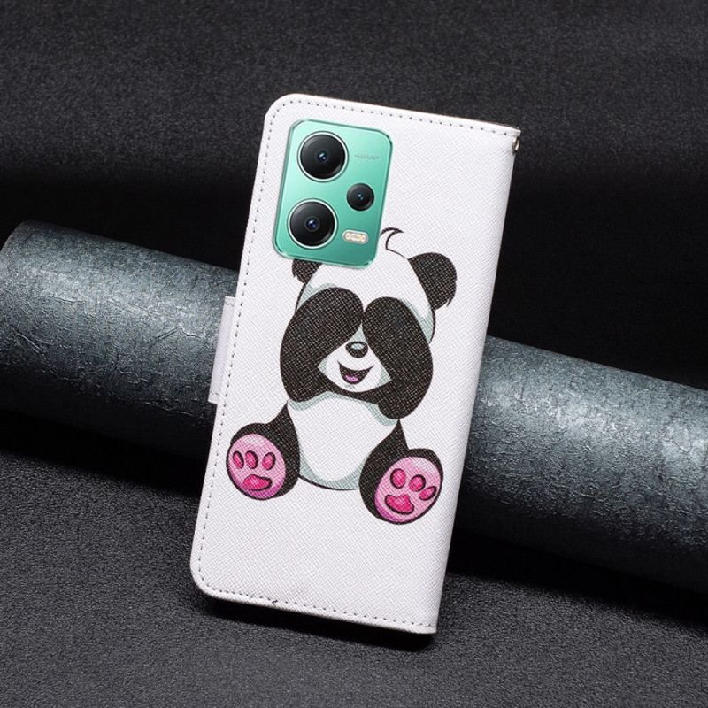 Flip Cover Poco X5 5G Min Panda