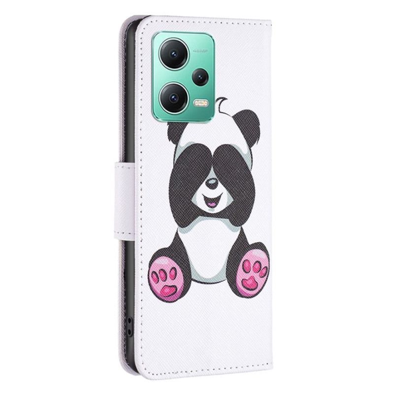 Flip Cover Poco X5 5G Min Panda